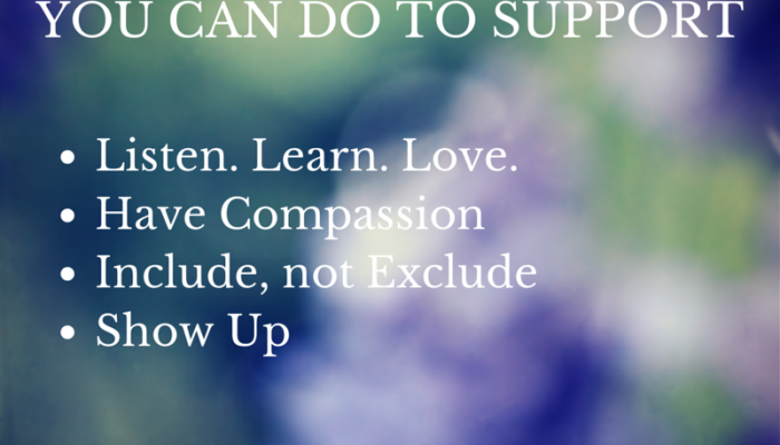 Four Things You Can Do To Support